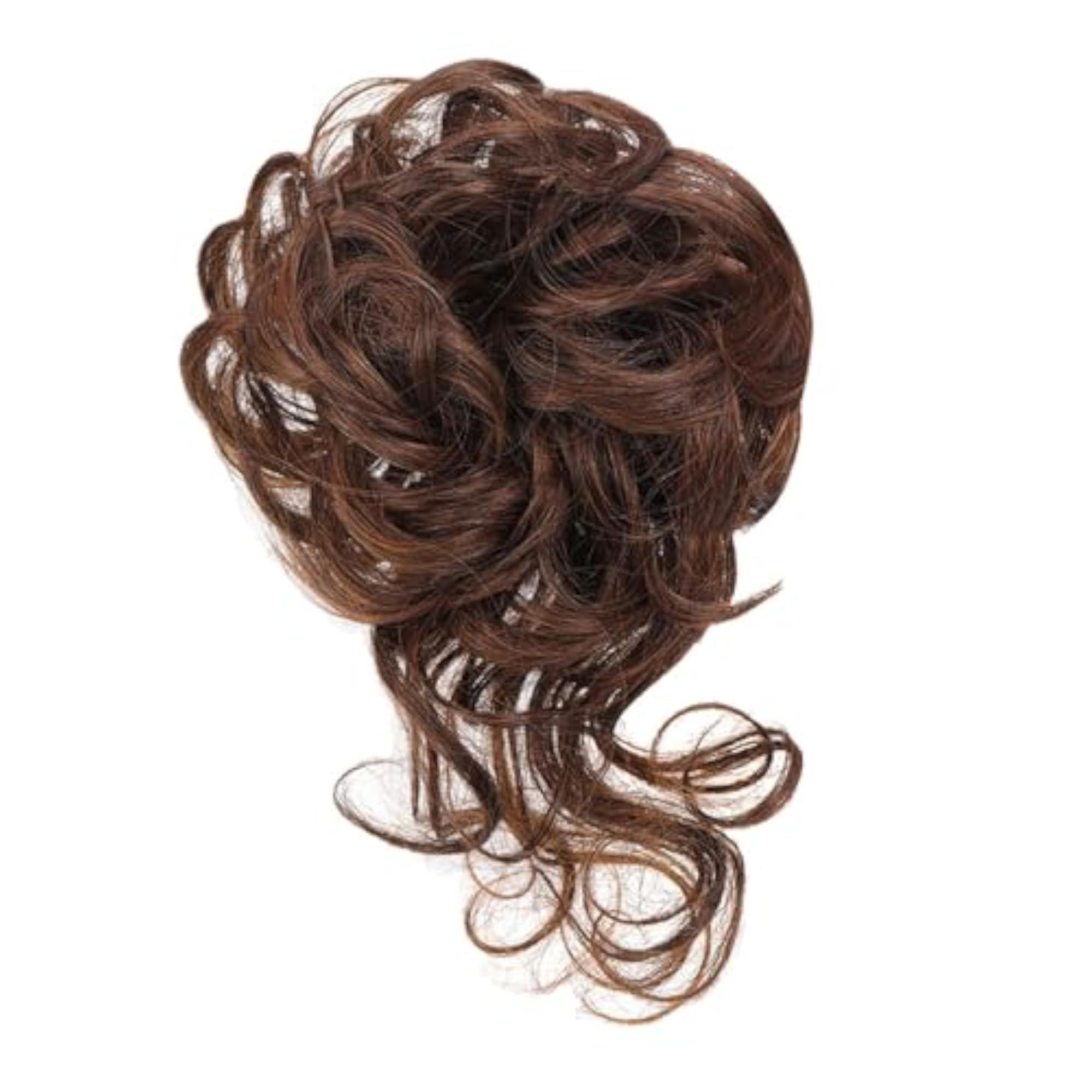 Light Brown Bun Scrunchies for Adding Volume